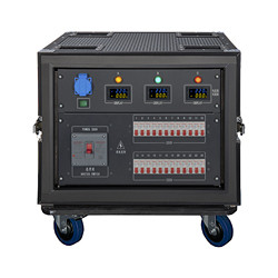 400A Stage Power Distro Box Light Power Control 380v CAMLOCK 36J Channels