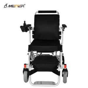 Aluminum Alloy 4h Lightweight Folding Motorized Wheelchair