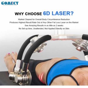 6D Air Cooling Lipo Laser Slimming Machine 635nm Red Light