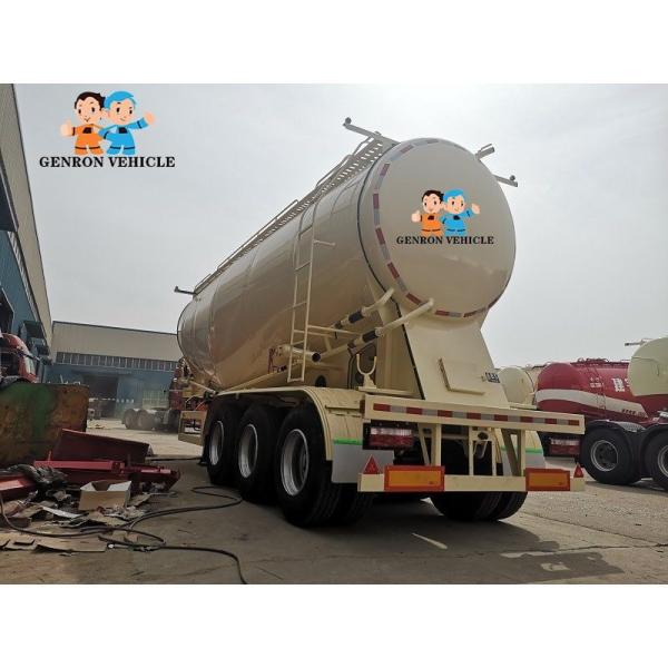 Buy Pneumatic  Bottom Loading BPW 55CBM Dry Bulk Tanker Trailer at wholesale prices