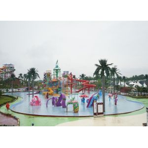 Interactive Castle Aqua Playground Water Theme Park For Entertainment