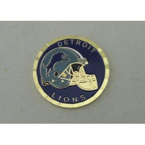 Customized Logo Personalized Coins Brass Stamping , Soft Enamel Coins