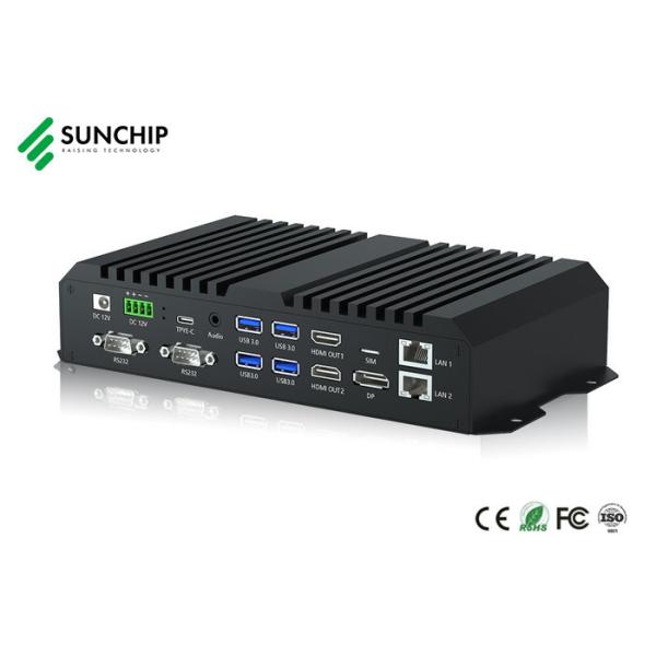 Industrial RK3588 WIFI 6 HD In DP HD out 8K Video Decode Media Box Android with