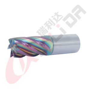 25mm 1" 6 Flutes Custom End Mill DLC Coating For CNC Milling Tools