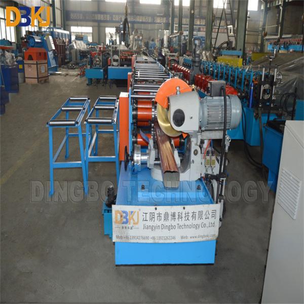 18 Roller Stations Roof Panel Roll Forming Machine Downspout Roll Forming Machine 3Kw