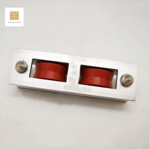 Adjustable Double Wheel Sliding Window Roller with 50-100 Kg Capacity and 1-4 mm