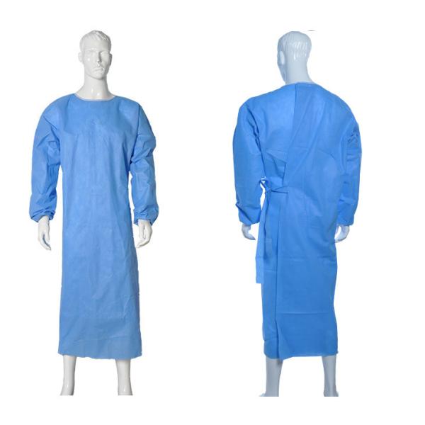 Buy Isolation Disposable Medical Gowns , Disposable Plastic Gowns PP Material at wholesale prices