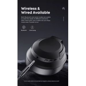 New Custom Noise Cancelling Wireless Headphone Stereo Foldable Headset Earphone