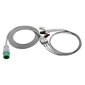 Comen 12pin Compatible Direct Connect ECG Cable With Lead Wires