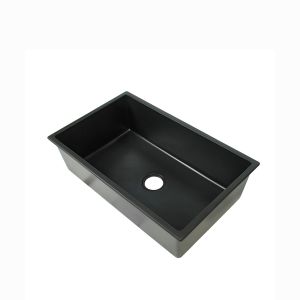 Black Quartz Matte Black Kitchen Sink