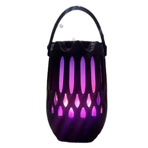 Portable Outdoor Mosquito Killer Bug Zapper Flame Night Light Bluetooth