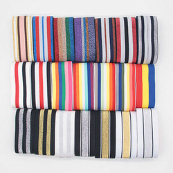 4cm Striped Jacquard Ribbon for Underwear Garment Waistband Jacquard Elastic