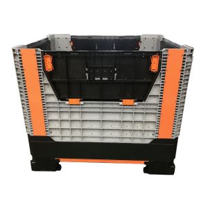 1 ton plastic collapsible container industry plastic pallet box