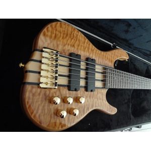 6 string bass guitar Smith custom bass Golden hardwares Wilkinson brodges