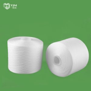 Knotless High Strength Bright 100 Spun Polyester Eco Friendly Low Shrinkage