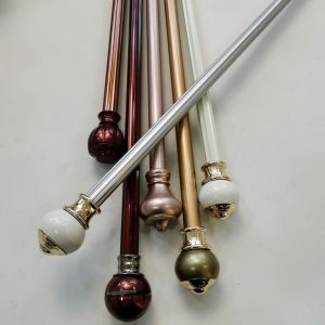 28mm Window Decorative 5m Wrought Iron Curtain Rods