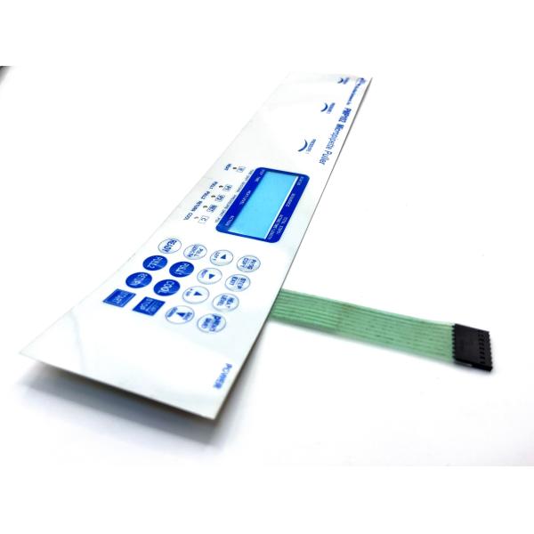 Key Pad Instrument Rubber Membrane Buttons With 2.54MM Pitch Female Connector