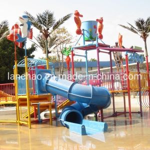 Fiberglass Water Fountain Playground Equipment Playground With Splash Pad
