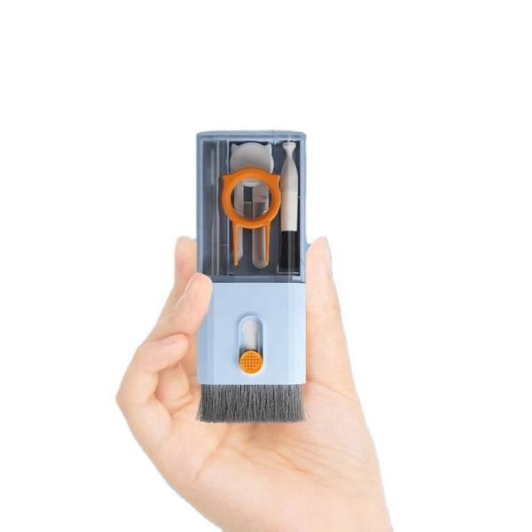 Retractable Pen Computer Keyboard Cleaning Brush Kit For Earbuds 10 In 1