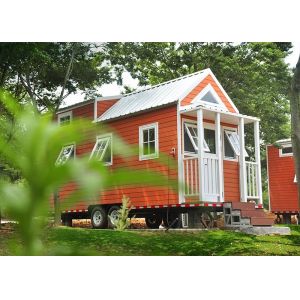 Camping Travel Trailer Integrated Prefabricated Tiny House Prefab Light Steel