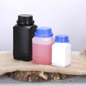 Food Grade Biodegradable Plastic 500ml HDPE Bottle With Screw Cap