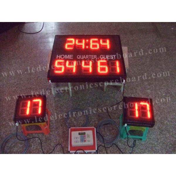 8'' 200mm Portable Scoreboard Basketball Electronic Scoreboard With Shot Clock