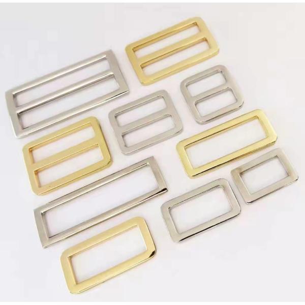 Buy Alalamu Heavy Duty Metal Rings Antiwear Rectangular Slide Adjuster Buckle at wholesale prices