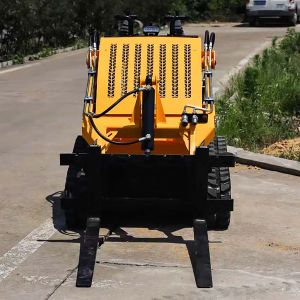 13.5 Horsepower 200kg Stand Behind Mini Skid Steer Loader With Auger