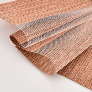 Zebra Blind Roller Shades Polyester Blackout Sunscreen Zebra Fabric