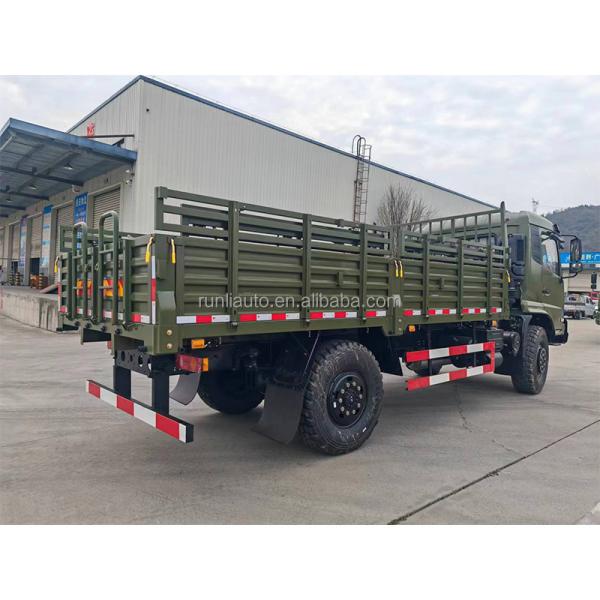 Professional Dongfeng Green Color Single Cabin Double Cabin 4x4 6x6 Cargo Truck