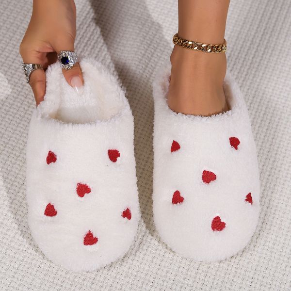 OEM Faux Fur Lined Womens Slipper Warm Comfy Memory Foam Bedroom Slippers