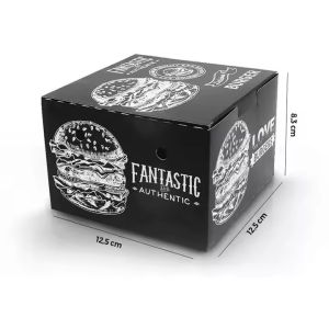 Customized Burger Box Packaging Printing Fast Food Takeout Box