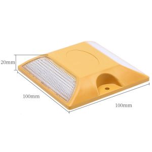 Red Reflective Road Stud CE ISO9001 Certificate Traffic Safety Plastic Square