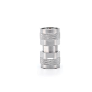 Double N Male Stainless Steel Precision RF Adapter