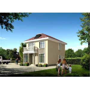 Four Bedrooms Customized Cheap Construction Prefab Light Steel Structure Villa