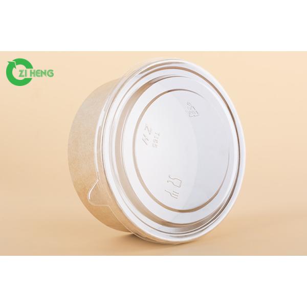 Compostable Microwavable Disposable Bowls , 1000 Ml Disposable Salad Bowls With