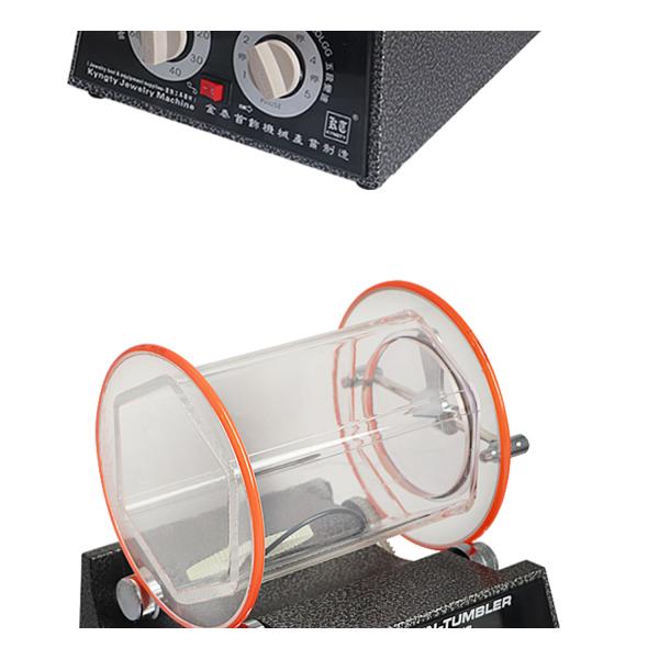 5kg Tumbler Jewelry Polishing Machine 60W Bidirectional Rotation