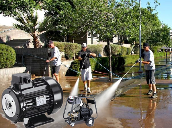 5.5KW Electric Hollow Shaft Motor Aluminum 112M2-4 For High Pressure Car Cleaner