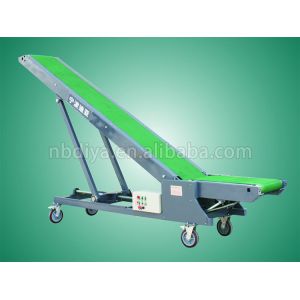 DY153 Heat Resistant Troughed Belt Conveyor , Customized Simple Conveyor System