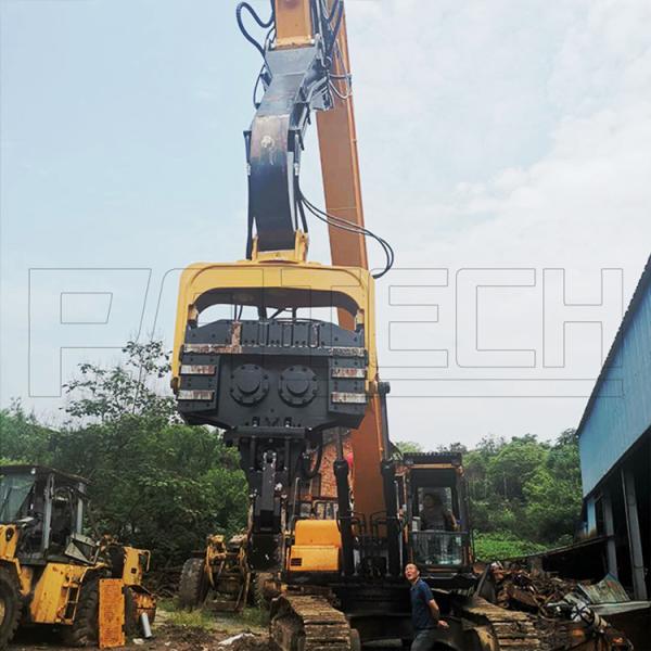 Buy Excavator Attachments Steel Pile Vibro Hammer Used for Iaphragm Wall Retaining at wholesale prices
