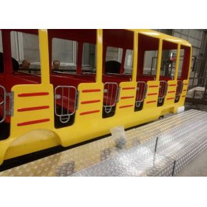 360 Degrees Rotation Kids Theme Park Rides , 24 Seats Crazy Bus Ride For All