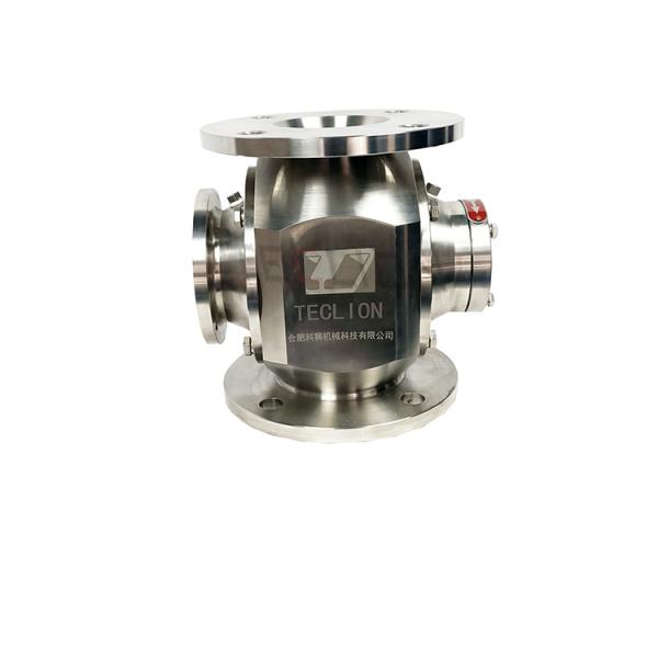 Control Structure Vane Rotary Feeder Valve Dust Collector Air Lock For Bulk Material