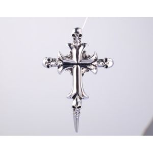 925 Sterling Silver Dagger Pendant With Shimmering Cubic Zirconia Stones