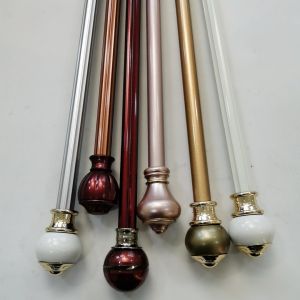 28mm Window Decorative 5m Wrought Iron Curtain Rods