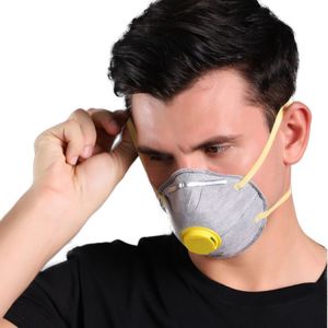 Anti Dust Activated Carbon Cup FFP2 Mask , Disposable Nonwoven Dust Mask With