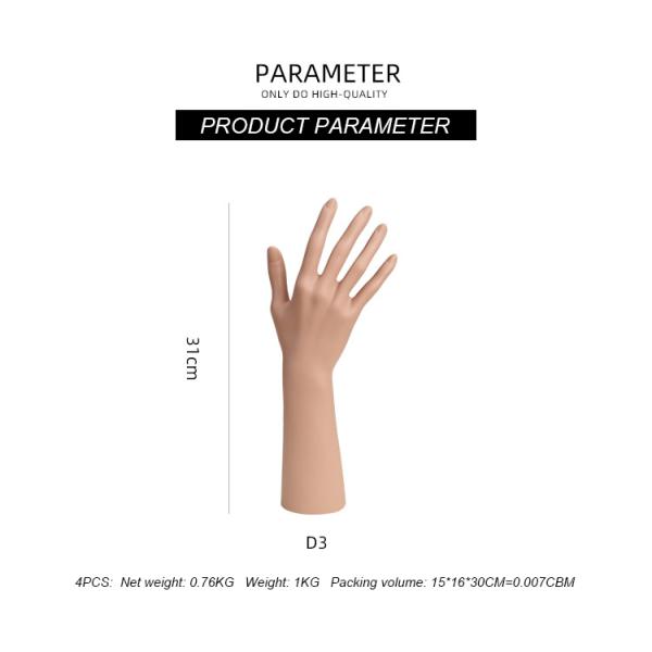 Cheap Female Black Plastic Mannequin Hand Holder Glove Ring Bracelet Jewelry Display Hands