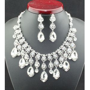 Big rhinestone jewelry high quanlity jewelry supplier manufactuer pai crown jewelry wholesale party pageants women