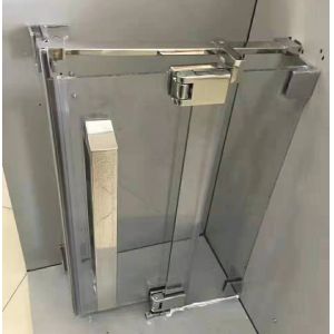Corrosion Resistance Frameless Shower Hinges Easy Installation Indoor