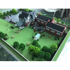 Laser cut 3D Architecture House Model Machine Cut / Handmade Technic