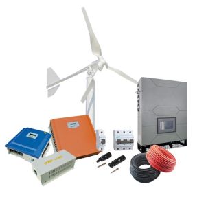 380VAC 3 Phase On Grid Hybrid Wind Power Generation System with Pure Sine Wave